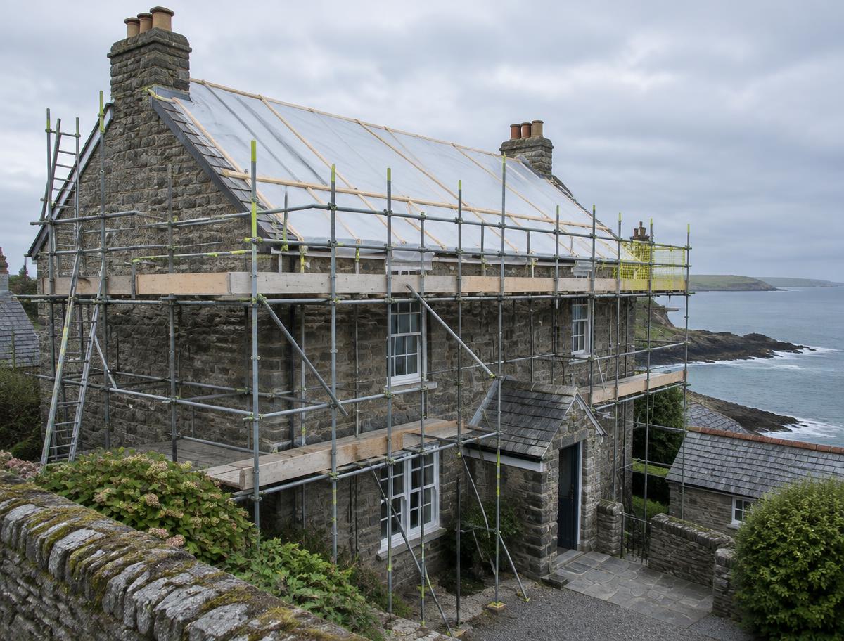 Domestic scaffolding project
